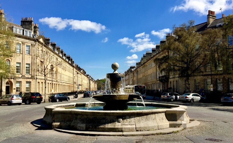 Fountain on Great Pulteney Street